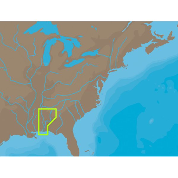 C-MAP NT+ NA-C045 - Black Warrior & Lower Tombigbee Rivers - Furuno FP-Card