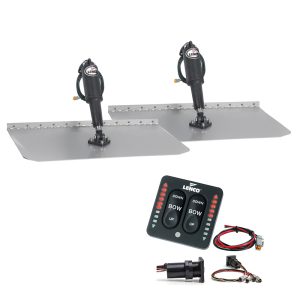 Lenco 12" x 24" Standard Trim Tab Kit w/LED Indicator Switch Kit 12V