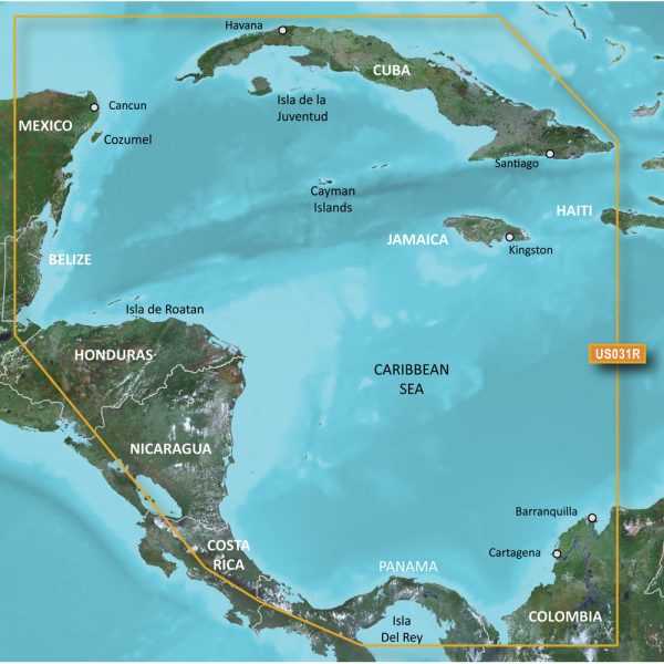 Garmin BlueChart® g2 Vision® HD - VUS031R - Southwest Caribbean - microSD™/SD™