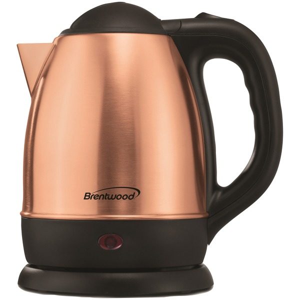 Brentwood Appliances KT-1770RG 1.2-Liter Stainless Steel Cordless Electric Kettle (Rose Gold)