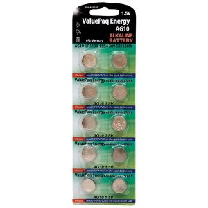 Dantona VAL-AG10-10 ValuePaq Energy AG10 Alkaline Button Cell Batteries