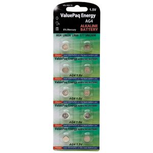 Dantona VAL-AG4-10 ValuePaq Energy AG4 Alkaline Button Cell Batteries