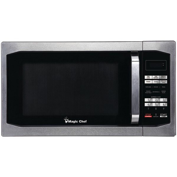 Magic Chef MCM1611ST 1.6 Cubic-ft Countertop Microwave (Stainless Steel)