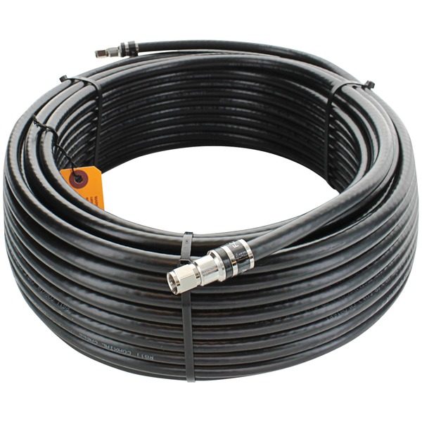 Wilson Electronics 951100 RG11 F-Male to F-Male Low-Loss Coaxial Cable (100ft)