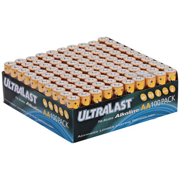 Ultralast ULA100AAB ULA100AAB Alkaline AA Batteries