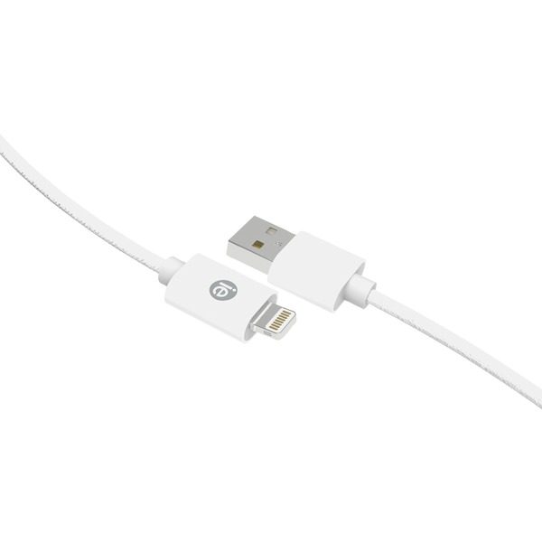 iEssentials IEN-BC10L-WT Charge & Sync Braided Lightning to USB Cable