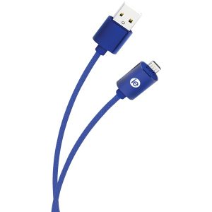 iEssentials IEN-BC10M-BL Charge & Sync Braided Micro USB to USB Cable