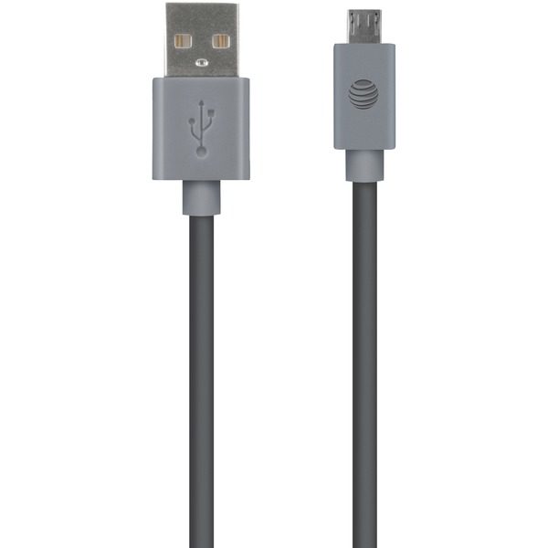 AT&T MC10-GRY Charge & Sync USB to Micro USB Cable