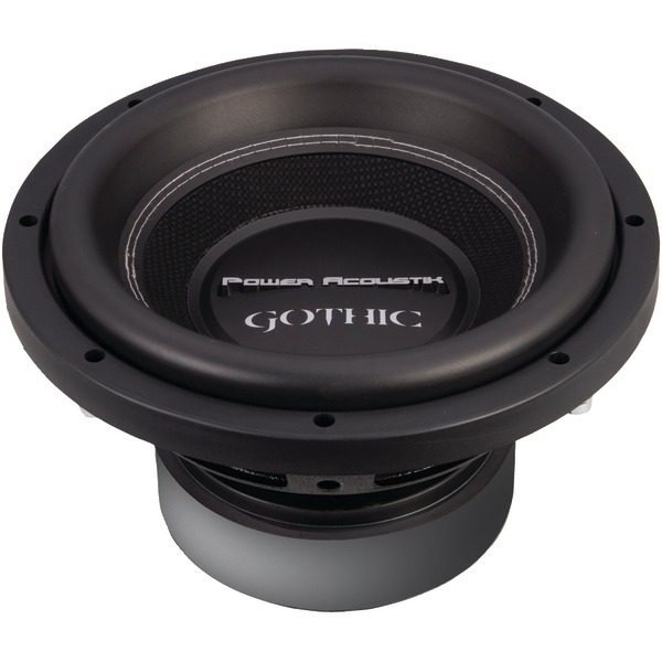 Power Acoustik GW3-10 Gothic Series 2ohm Dual Voice-Coil Subwoofer (10"