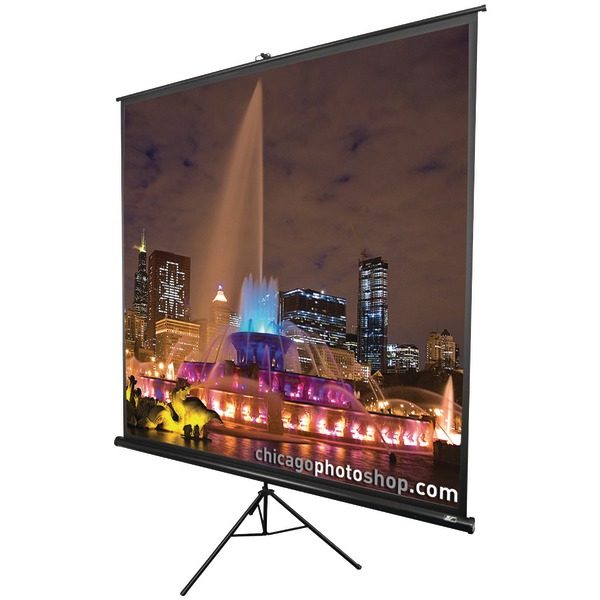 Elite Screens T119UWS1 Tripod Series Projection Screen (1:1 Format; 119"; 84" x 84")