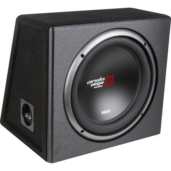 Cerwin-Vega Mobile XE12SV XED Series Single Subwoofer in Loaded Enclosure (XE12SV