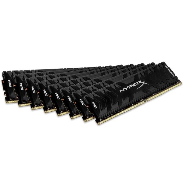 128GB Kingston (8x16GB) HyperX DDR4-3000 CL15 288pin DIMM Memory Pack of 8 HX430C15PB3K8/128