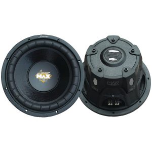 Lanzar MAXP124D MaxP Series Small-Enclosure Dual 4-Ohm Subwoofer (MAXP124D