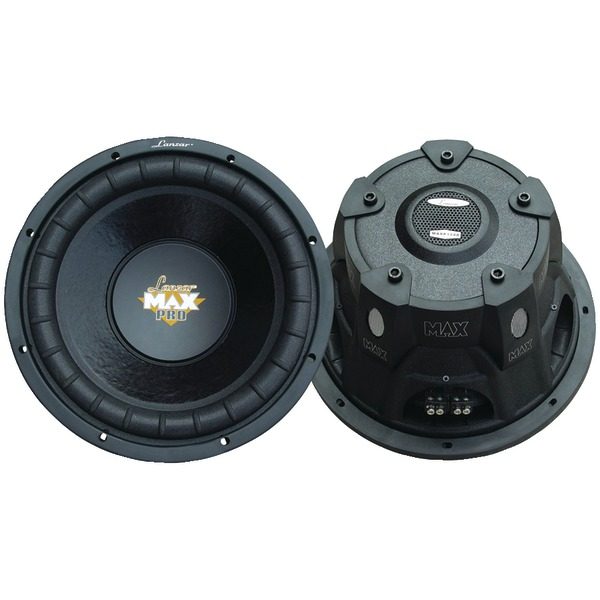 Lanzar MAXP124D MaxP Series Small-Enclosure Dual 4-Ohm Subwoofer (MAXP124D