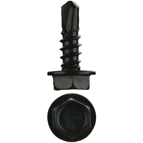 Install Bay HWHT812 1/2-Inch Hex Washer-Head Tek Screws