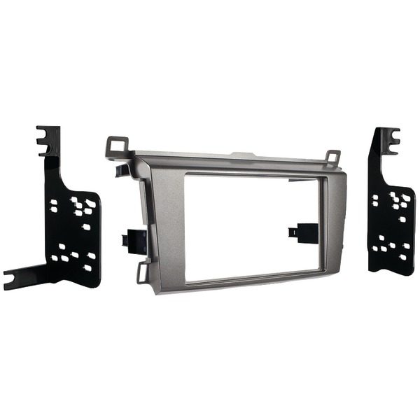 Metra 95-8242G Double-DIN Installation Kit in Gray for 2013 through 2018 Toyota RAV4