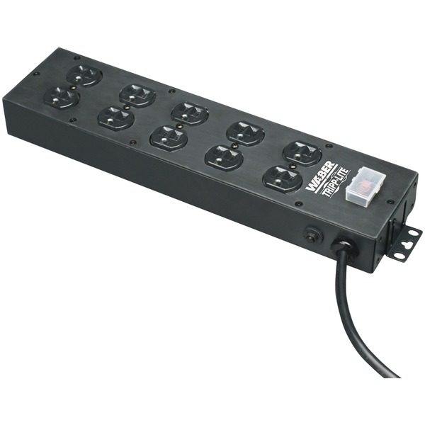 Tripp Lite UL800CB-15 Waber by Tripp Lite 10-Outlet Industrial Power Strip