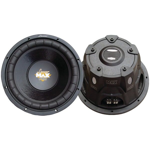 Lanzar MAXP154D MaxP Series Small-Enclosure Dual 4-Ohm Subwoofer (MAXP154D