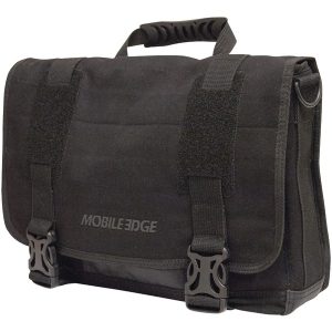 Mobile Edge MEUME1 14" PC/15" MacBook Pro ECO Chromebook/ Ultrabook Messenger Bag (Black)