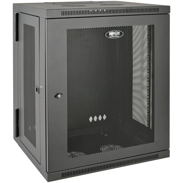 Tripp Lite SRW15US SmartRack 15U Low-Profile Switch-Depth Wall-Mount Rack Enclosure Cabinet