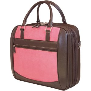 Mobile Edge MESFEBX 16" PC/17" MacBook ScanFast Element Briefcase (Pink Suede)