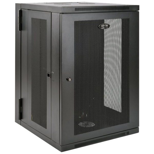 Tripp Lite SRW18US SmartRack 18U Low-Profile Switch-Depth Wall-Mount Rack Enclosure Cabinet