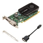 1GB HP Quadro K600 DDR3 DisplayPort DVI PCI Express Graphic Card C2J92AT