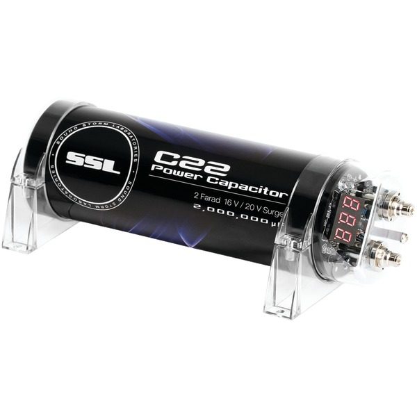 Sound Storm Laboratories C22 2-Farad Capacitor with Digital Display