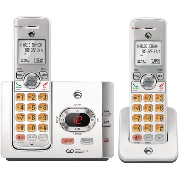 AT&T EL52215 DECT 6.0 Cordless Answering System with Caller ID/Call Waiting (2 Handsets)