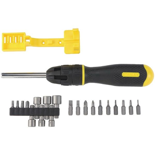 STANLEY 62-574 20-Piece Multibit Ratcheting Screwdriver Set