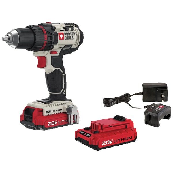 PORTER-CABLE PCCK600LB 20-Volt MAX* 1/2" Cordless Drill/Driver Kit