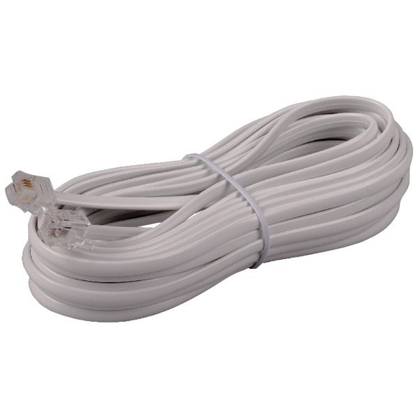 RCA TP243WHR White Phone Line Cord (25ft)