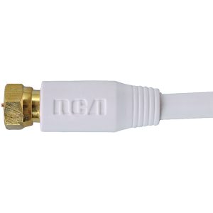 RCA VH625WHR RG6 Coaxial Cable (25ft; White)