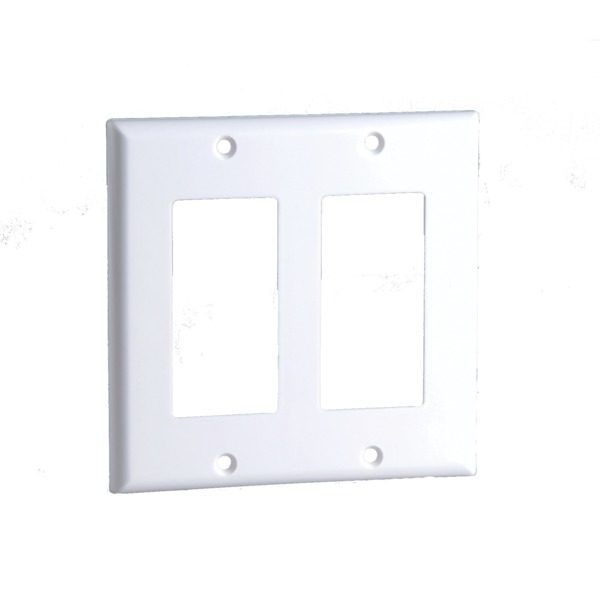 DataComm Electronics 20-5122 2-Gang Decor Wall Plate