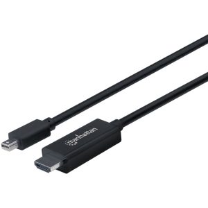 Manhattan 153225 1080p Mini DisplayPort to HDMI Cable (3-Foot)