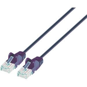 Intellinet Network Solutions 742146 Blue CAT-6 UTP Slim Network Patch Cable with Snagless Boots (3 Feet)