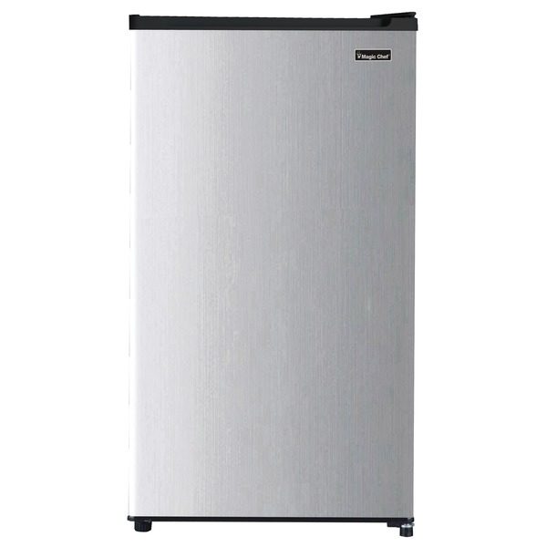 Magic Chef MCAR320PSE 3.2 Cubic-Ft Compact Refrigerator (Silver)