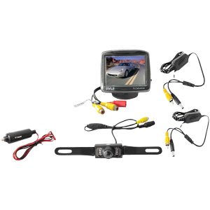 Pyle PLCM34WIR 3.5" Wireless Backup Camera & Monitor System with Night Vision
