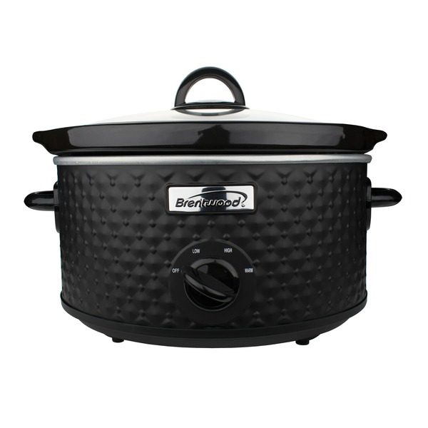 Brentwood Appliances SC-136BK 3.5-Quart Diamond-Pattern Slow Cooker (Black)