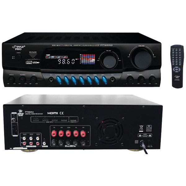 Pyle PT560AU 300-Watt Digital USB Stereo Receiver