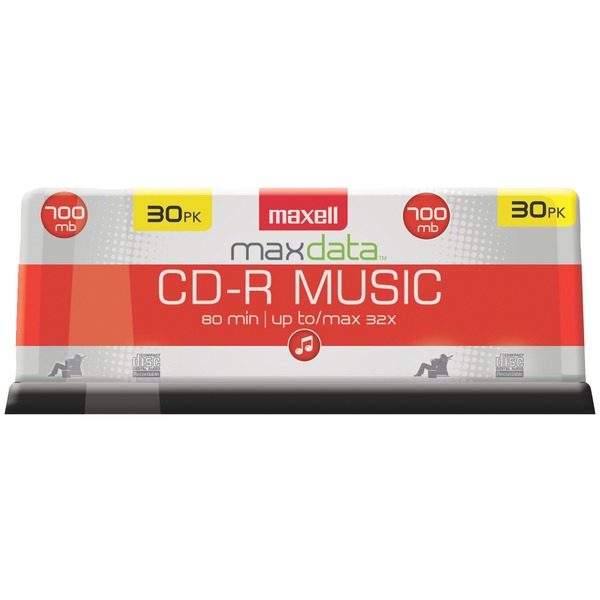 Maxell 625335 80-Minute Music CD-Rs (30-ct Spindle)