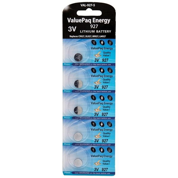 Dantona VAL-927-5 ValuePaq Energy 927 Lithium Coin Cell Batteries