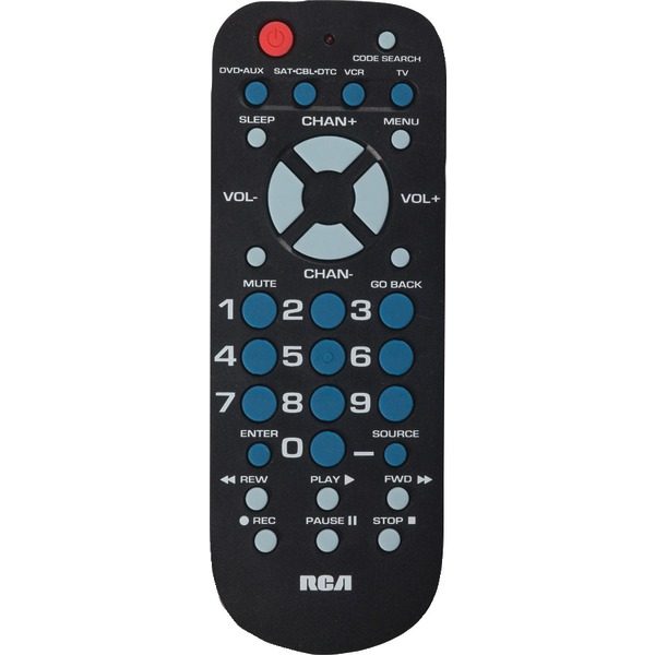 RCA RCR504BE 4-Device Palm-Sized Universal Remote