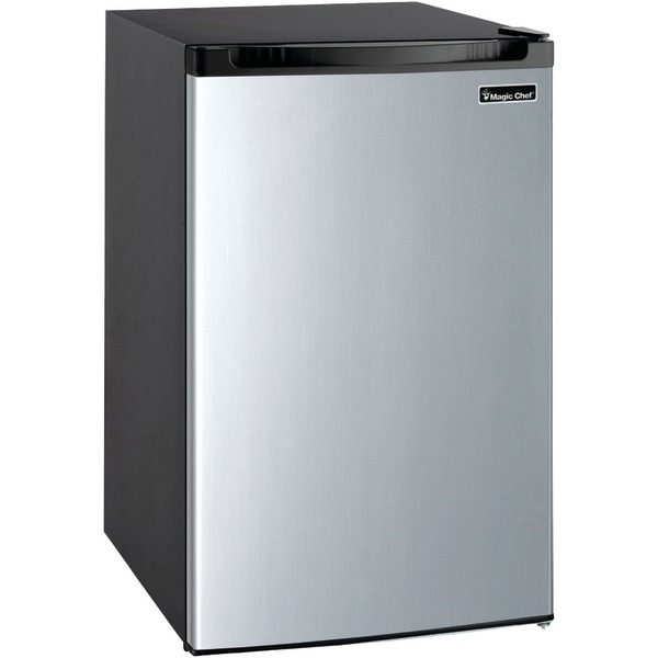 Magic Chef MCBR440S2 4.4 Cubic-ft Refrigerator (Silver)