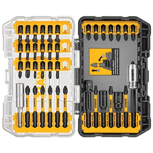 DEWALT DWA2T40IR FlexTorq IMPACT READY Screwdriving Bits Set with Case (40 Pieces)