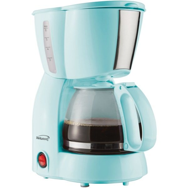 Brentwood Appliances TS-213BL 4-Cup Coffee Maker (Blue)