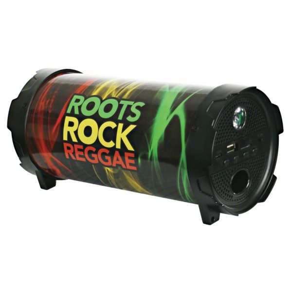 QFX BT-148 REGGAE Portable Bluetooth Sound Cylinder (Reggae)