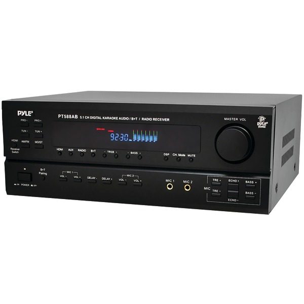 Pyle PT588AB 5.1-Channel Home Receiver with HDMI & Bluetooth