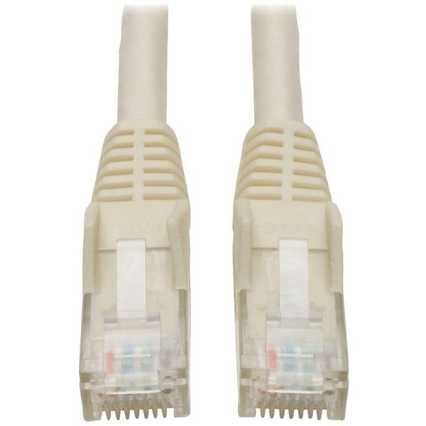 Tripp Lite N201-050-WH CAT-6 Gigabit Snagless Molded Patch Cable (50ft)