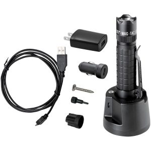 MAGLITE TRM1RA4 671-Lumen LED MAGTAC Rechargeable Flashlight (Crowned Bezel)